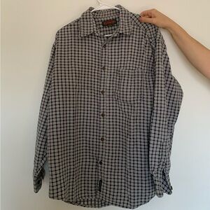 Vintage Flyshacker Men’s Plaid Long Sleeve Flannel Button Down